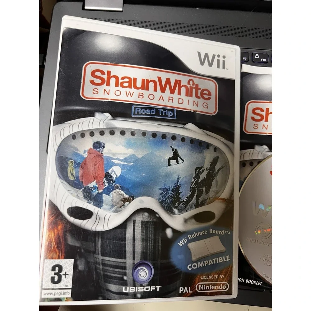 Shaun White‎ Snowboarding Road Trip Nintendo Wii PAL Ubisoft Case Manual